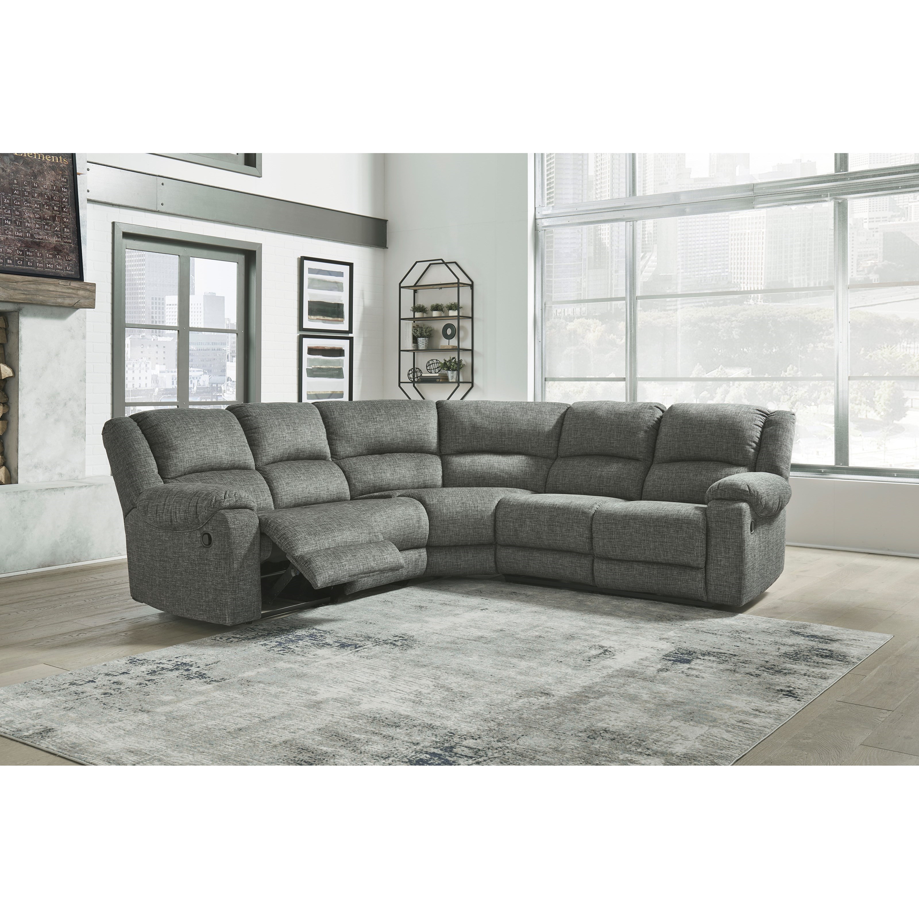 Zero wall clearance on sale reclining sectional